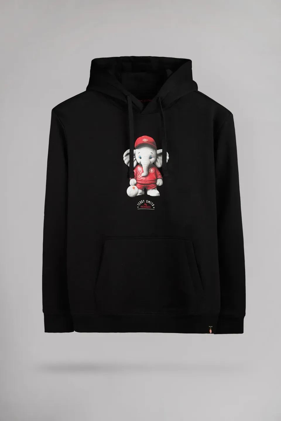 Teddy Smith S-Mascotte Hood Felpa Uomo Nero Cotone