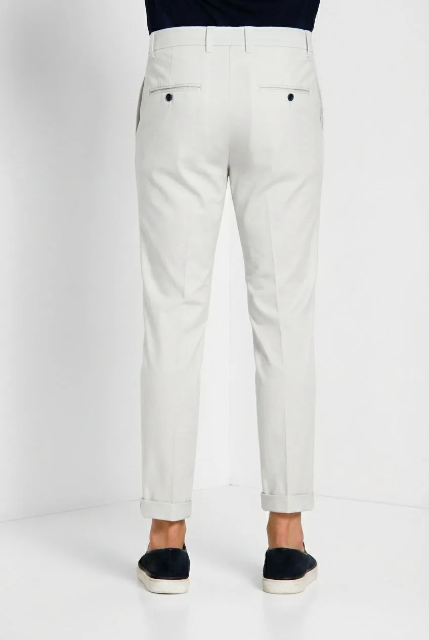 Mason's Milano pantalone chino uomo celeste extra slim
