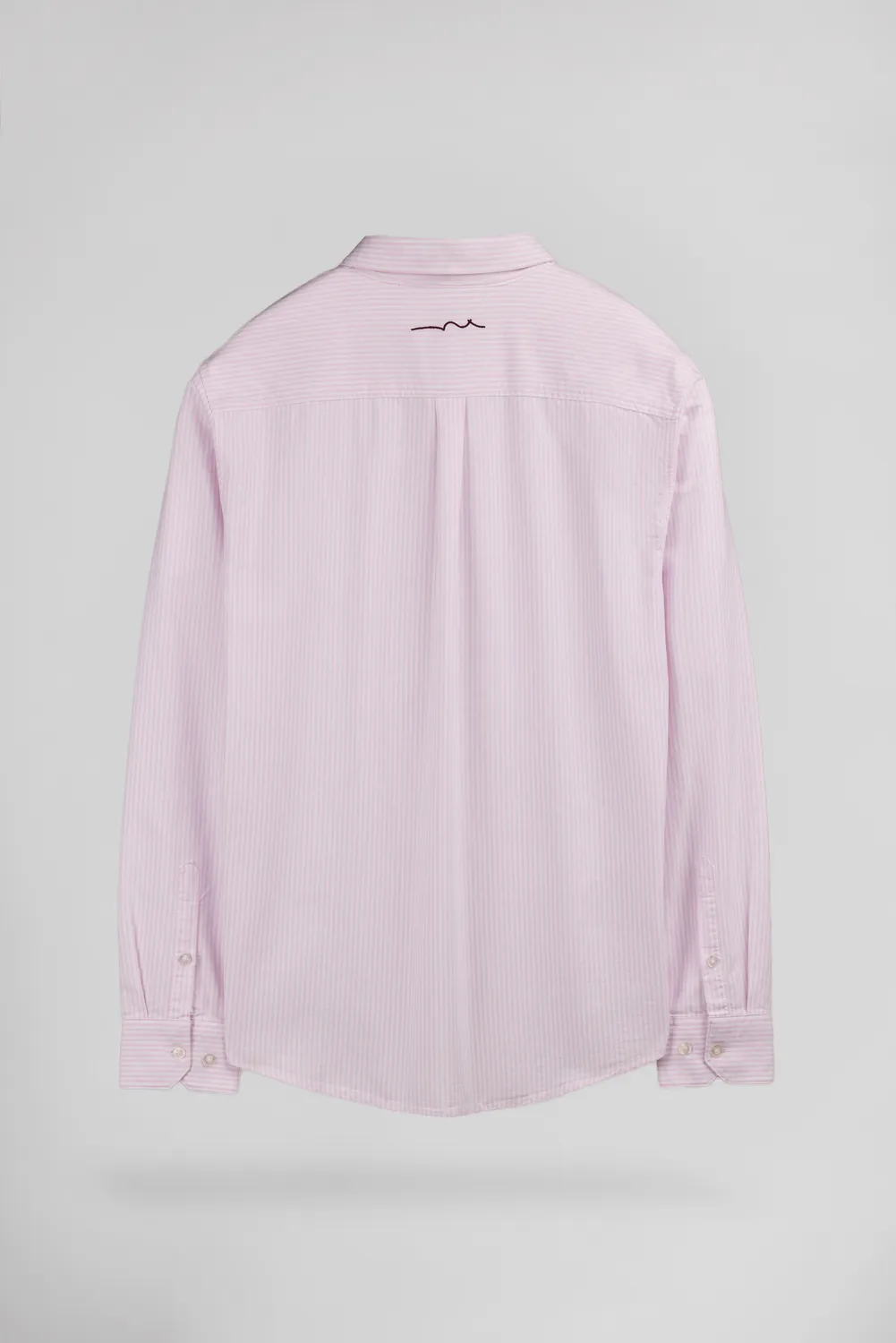 Teddy Smith C-Stanley ML camicia oxford rosa uomo