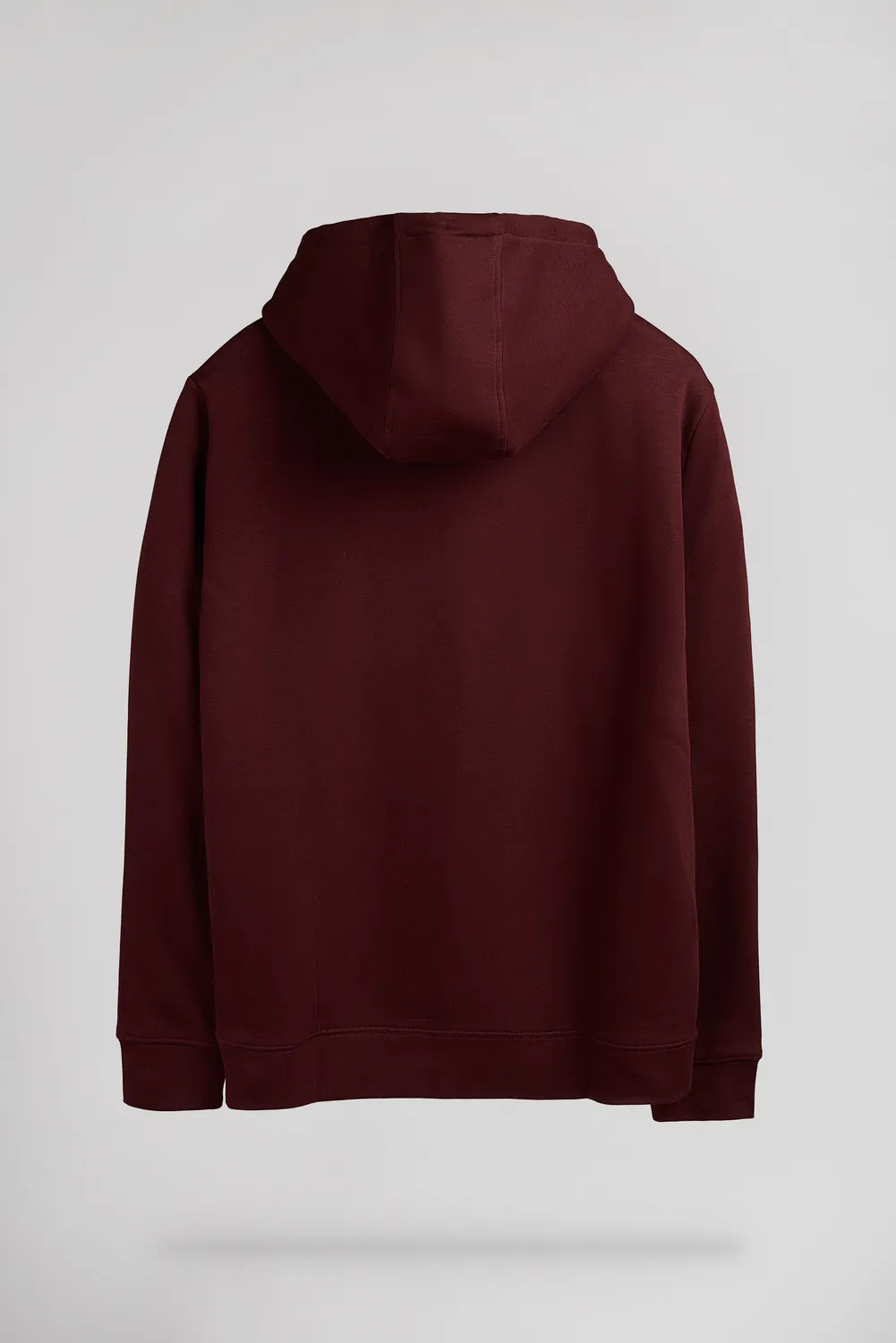 Teddy Smith S-Jim felpa uomo bordeaux scuro cappuccio