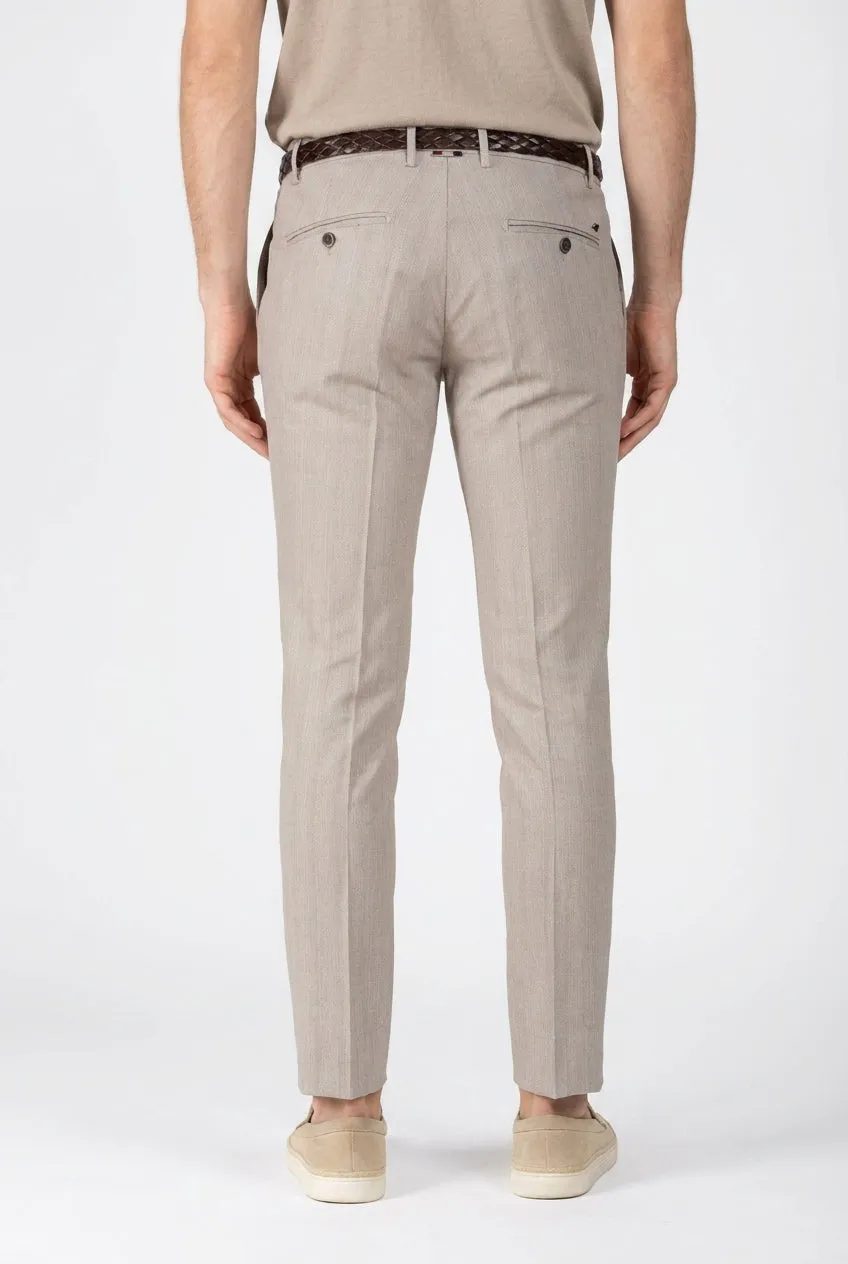 Mason's Milano pantalone chino beige chiaro extra slim