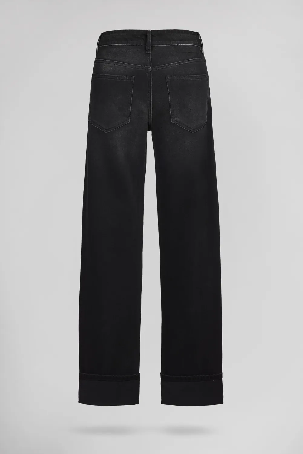 Teddy Smith Boyfriend Black Used jeans donna nero slavato