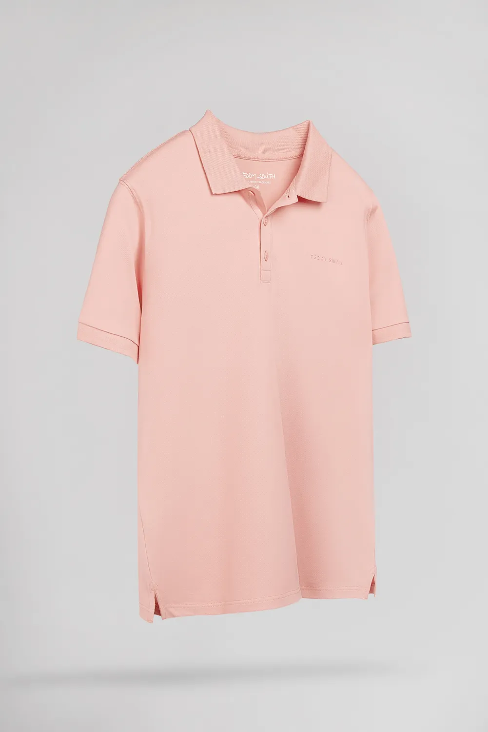 Teddy Smith P-Alban polo uomo rosa pastel piqué