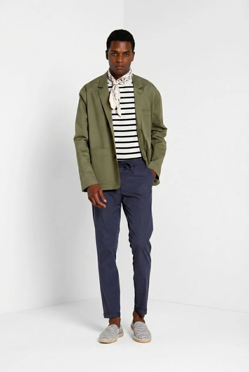 Mason's New York Sack pantalone jogger blu navy lyocell