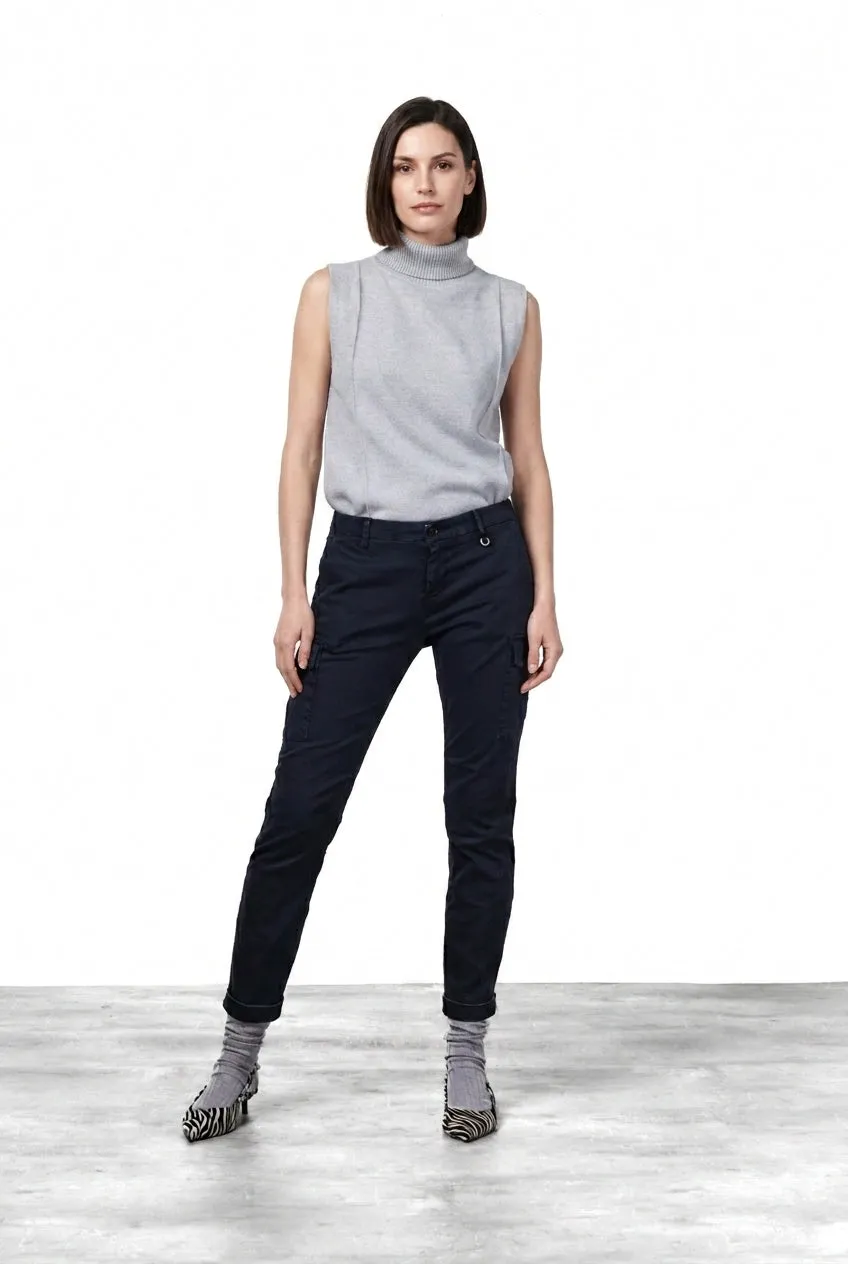 Mason's Chile City cargo donna blu notte slim
