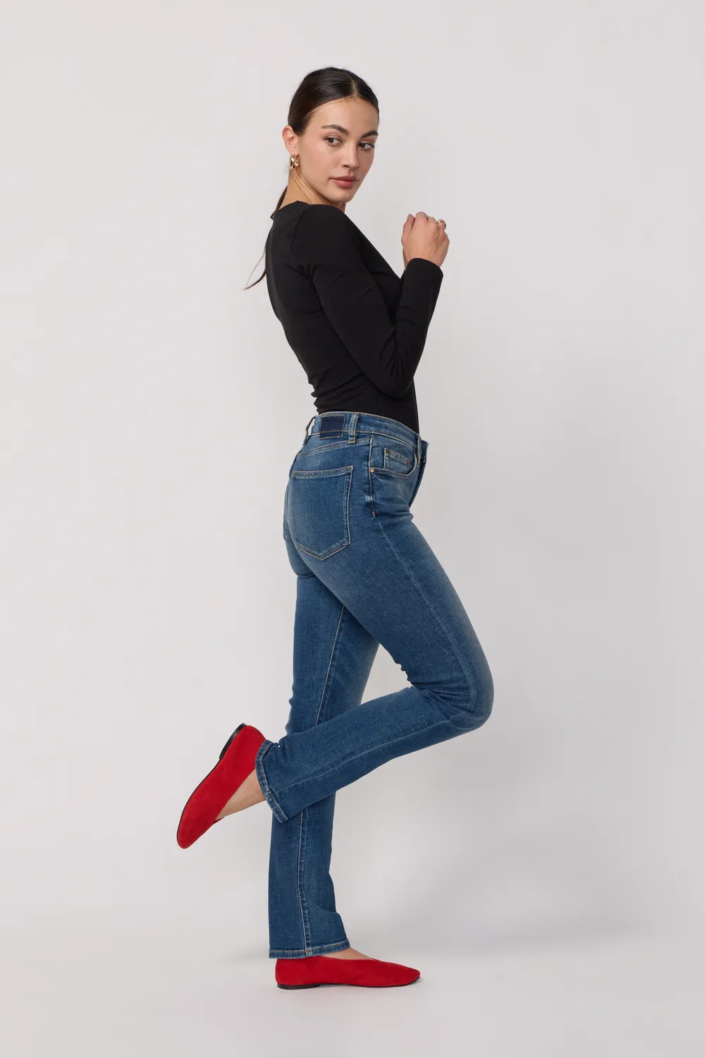 Acquaverde Diamond jeans Aged Wash dritti