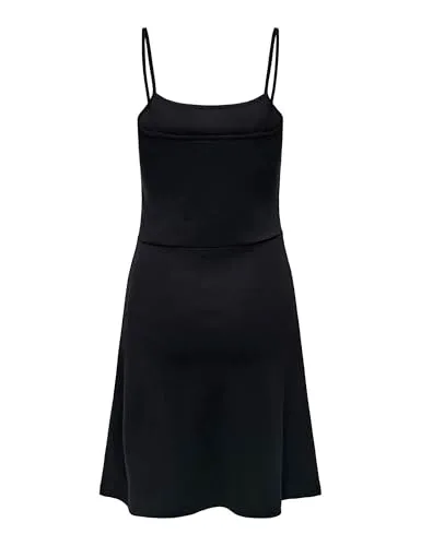 ONLY Onlkira Abito Donna L scollo quadrato jersey