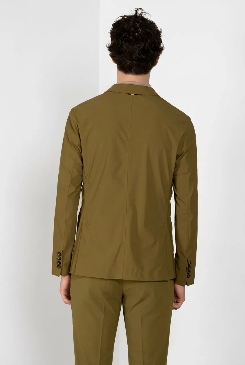 Mason's Da Vinci Tech Dynamic blazer verde militare jersey