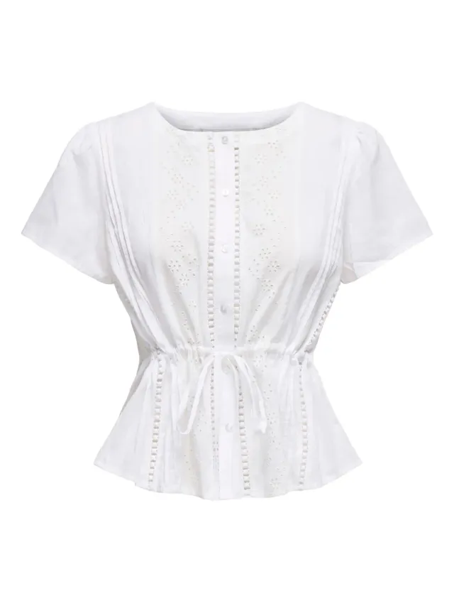 ONLY Onlsiffi top donna M in cotone ricamato