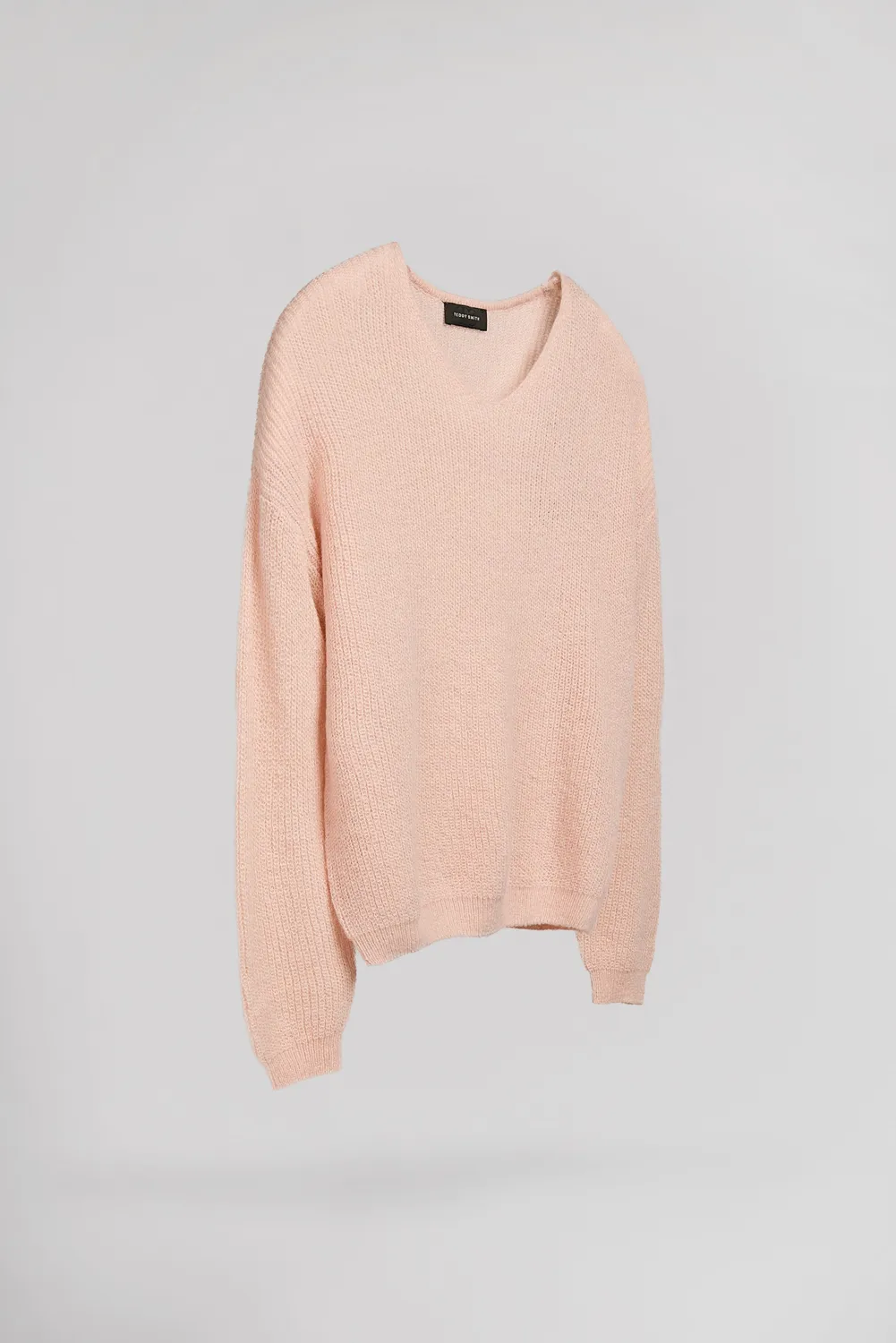 Teddy Smith P-Mag JR maglione rosa pallido bambina lana