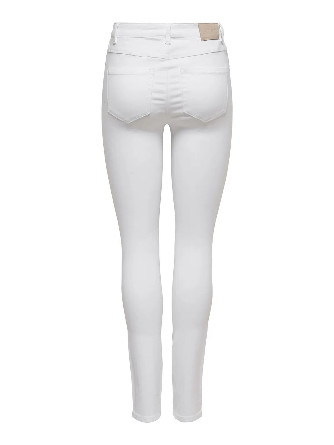 Only Onlroyal HW Skinny jeans donna bianco M/30L