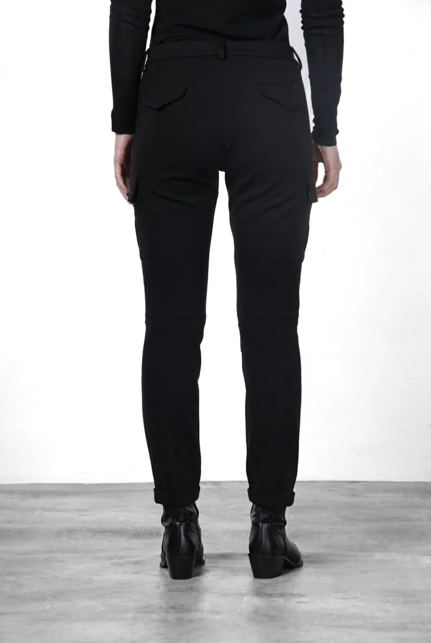 Mason's Chile City cargo donna nero jersey tecnico slim