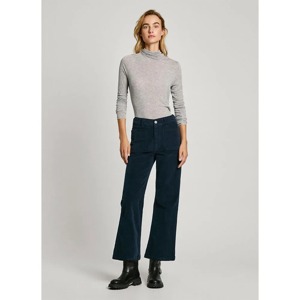 Pepe Jeans Elva T-Shirt Donna M Manica Lunga Collo Alto
