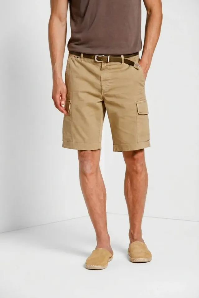 Mason's Chile bermuda cargo beige slim cotone