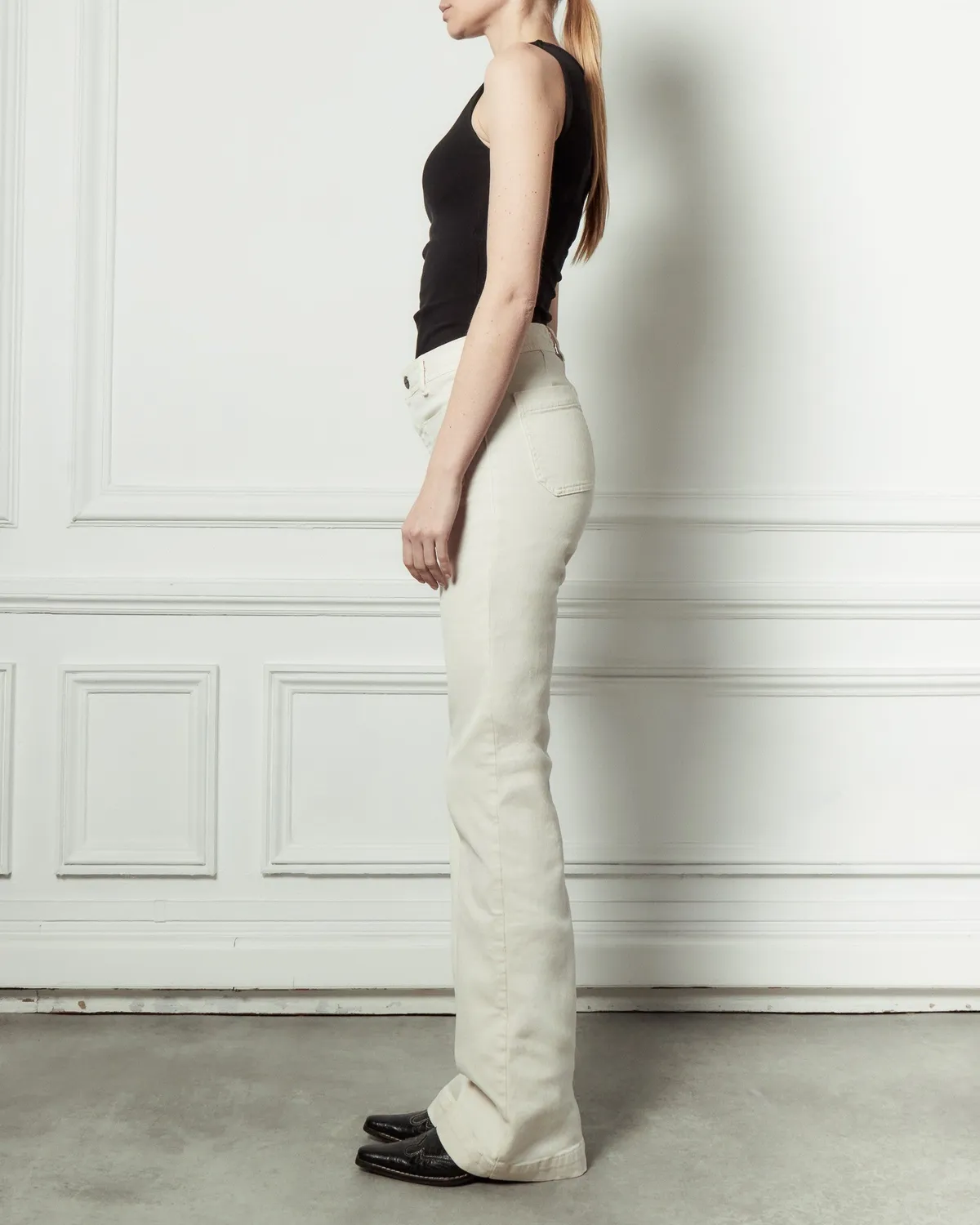 Acquaverde Charlotte Pantalone Bootcut Cream