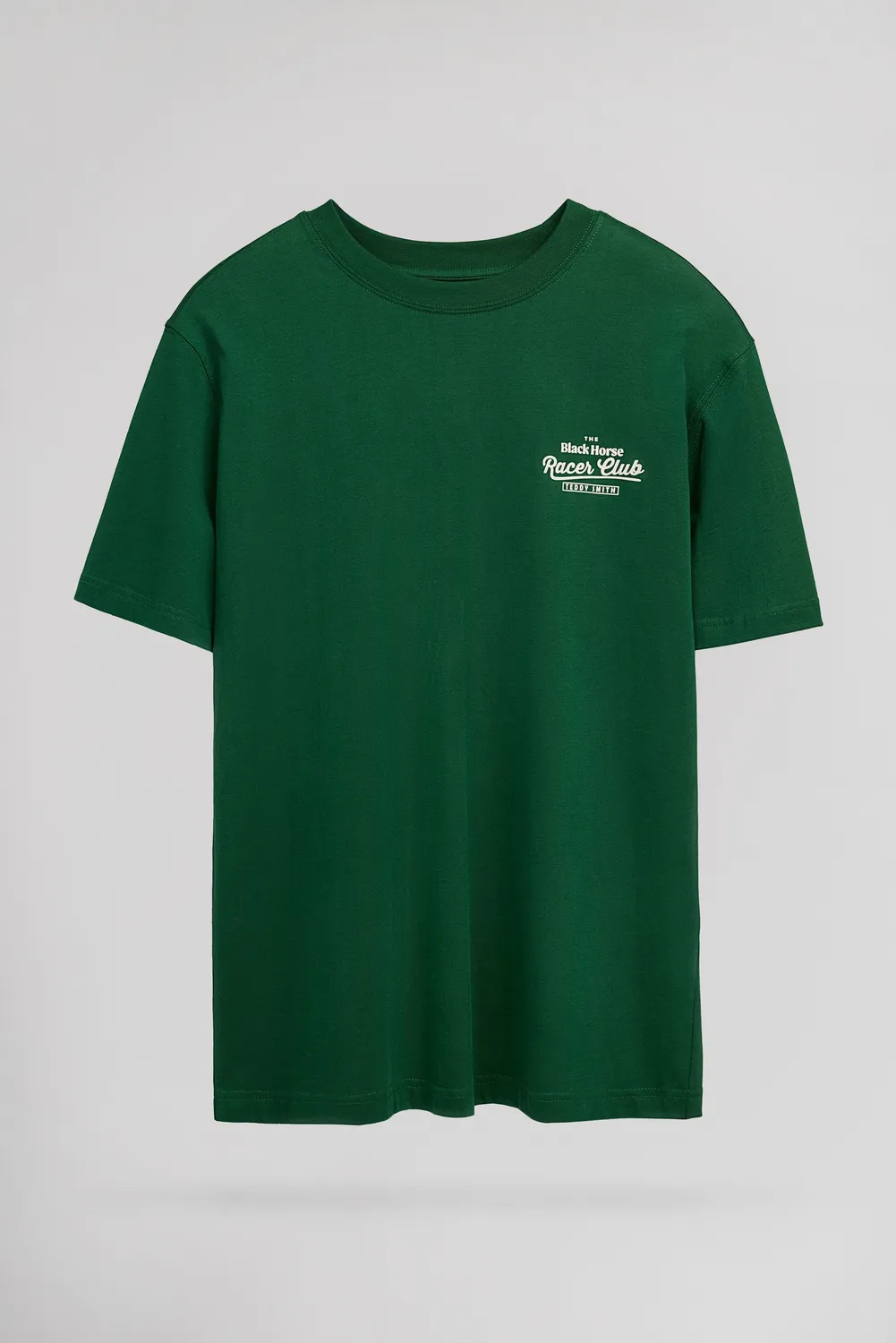Teddy Smith T-Racer MC t-shirt verde manica corta ampia