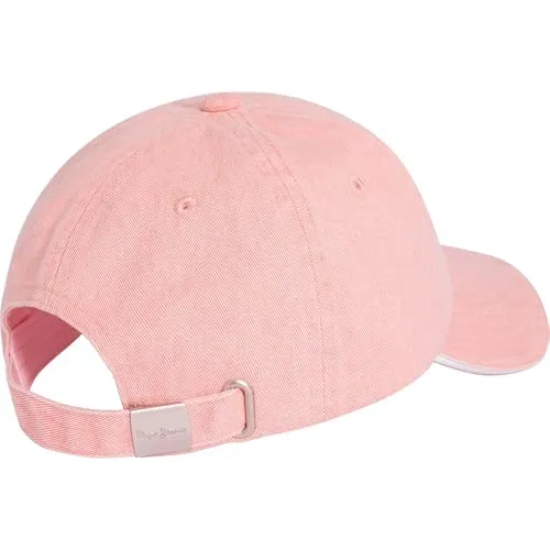 Pepe Jeans Wei Cappellino Donna Rosa Lavato Cotone