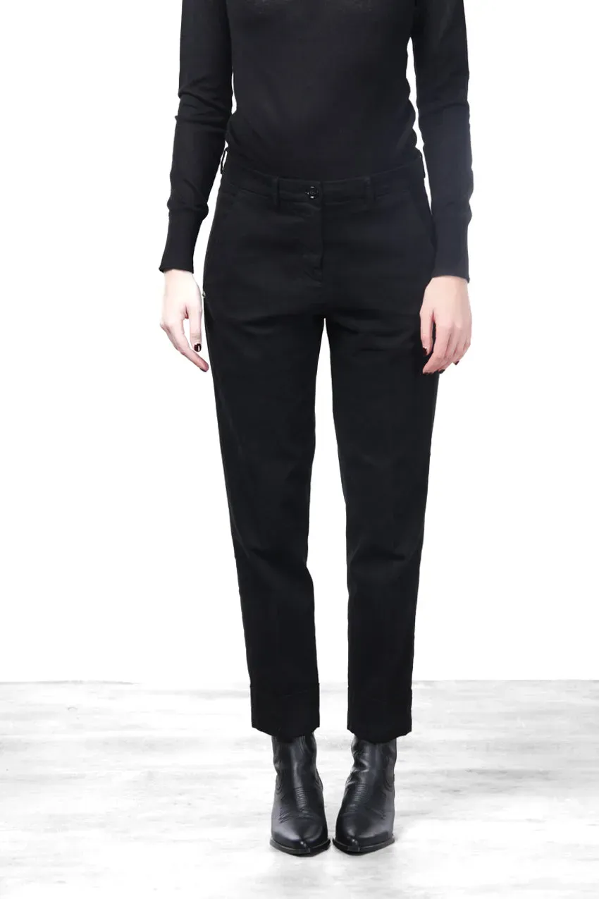 Mason's New York Carrot chino donna nero carrot fit