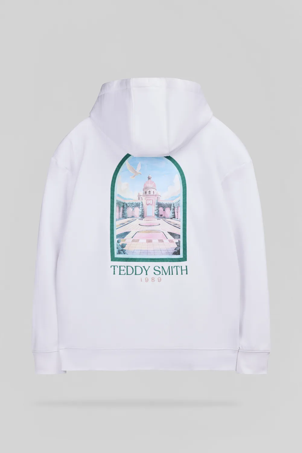 Teddy Smith S-Andrew Felpa Uomo Bianca Cappuccio