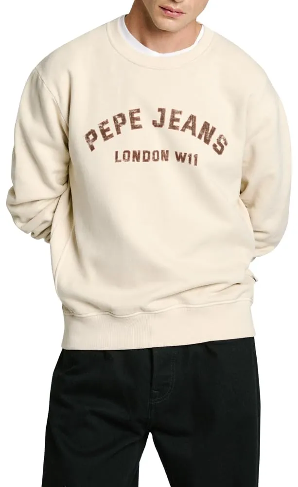 Pepe Jeans Aldridge Crew felpa uomo M girocollo garzata