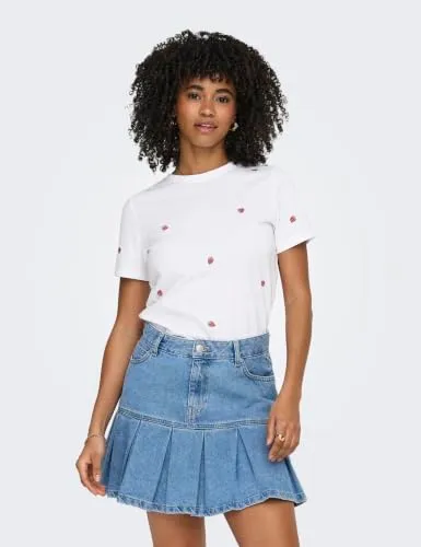 ONLY Onlketty top donna M scollo tondo