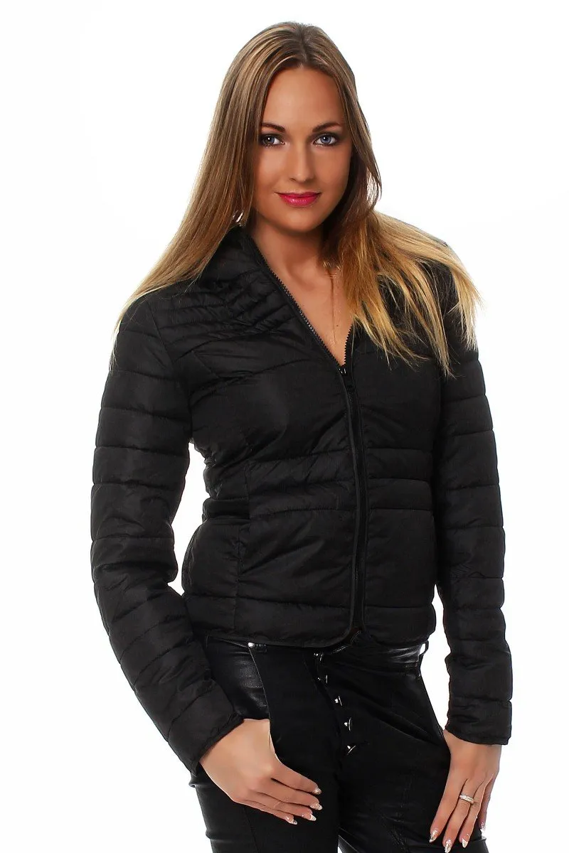 Only Onlmagic Giacca Donna M Nera Trapuntata Cappuccio