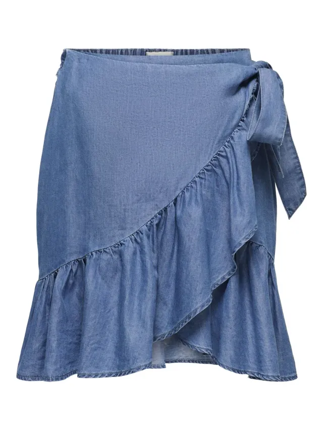 ONLY Onlbea Sofia Wrap gonna denim taglia L