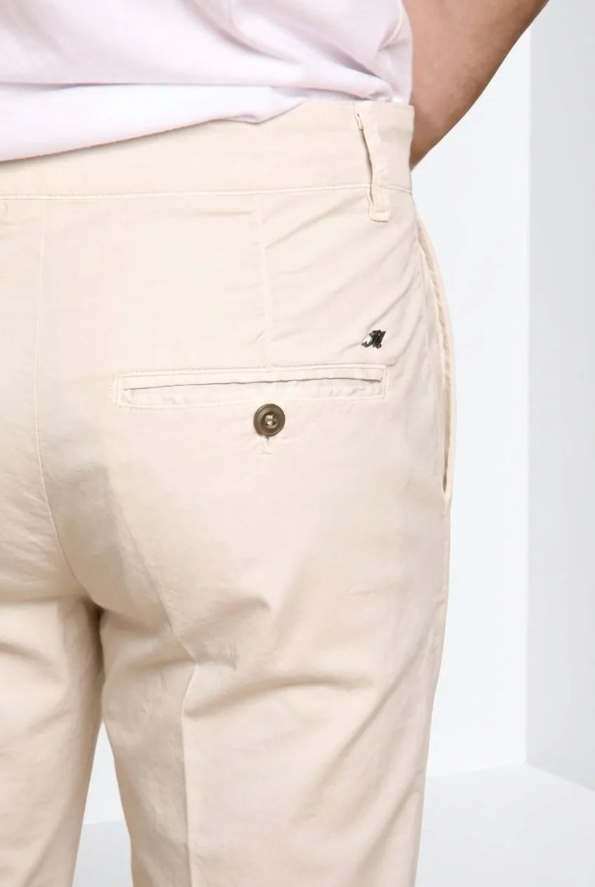 Mason's John Coolkhinos bermuda uomo bianco sporco carrot