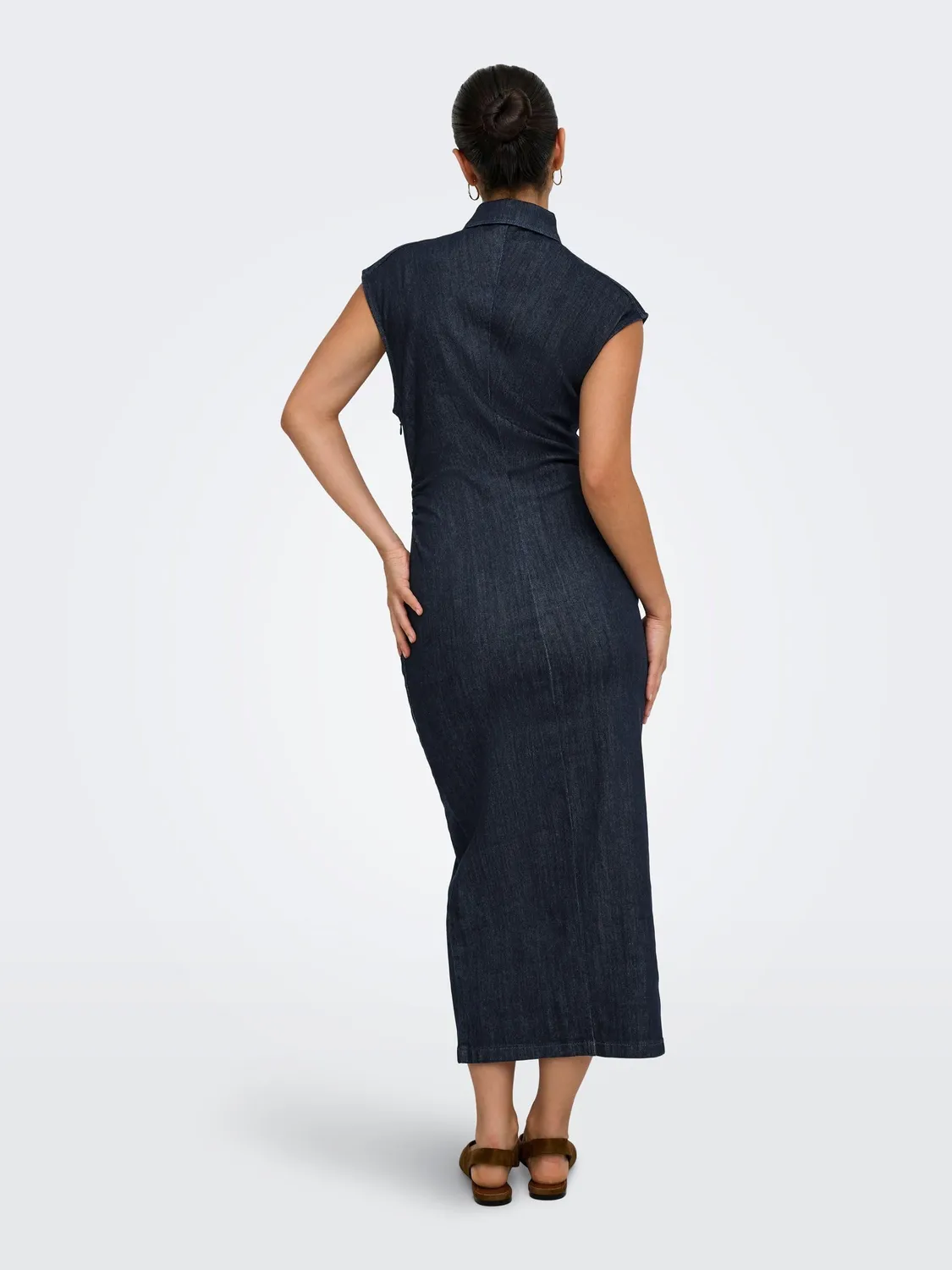 ONLY Onlbabe Capsleeve Midi Dress DNM Rinse abito M