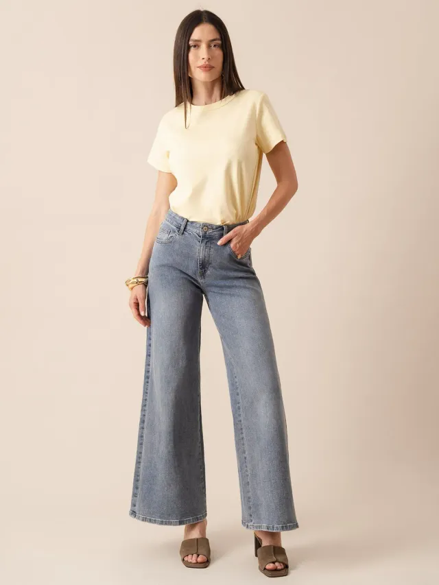 Oraije Pietro Jeans Palazzo Azzurro Soft Touch