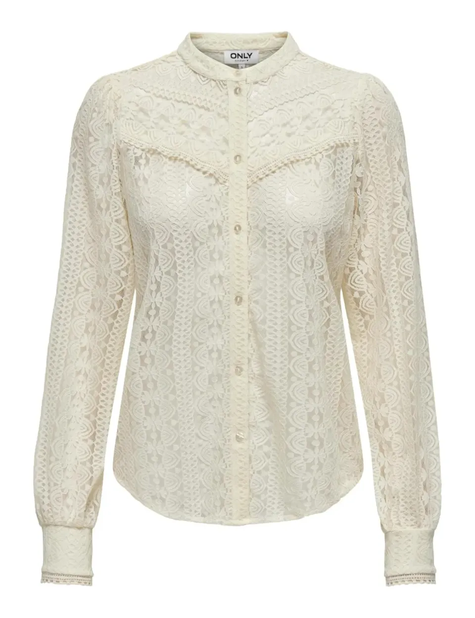 ONLY Onlreba camicia donna manica lunga Egret taglia XS
