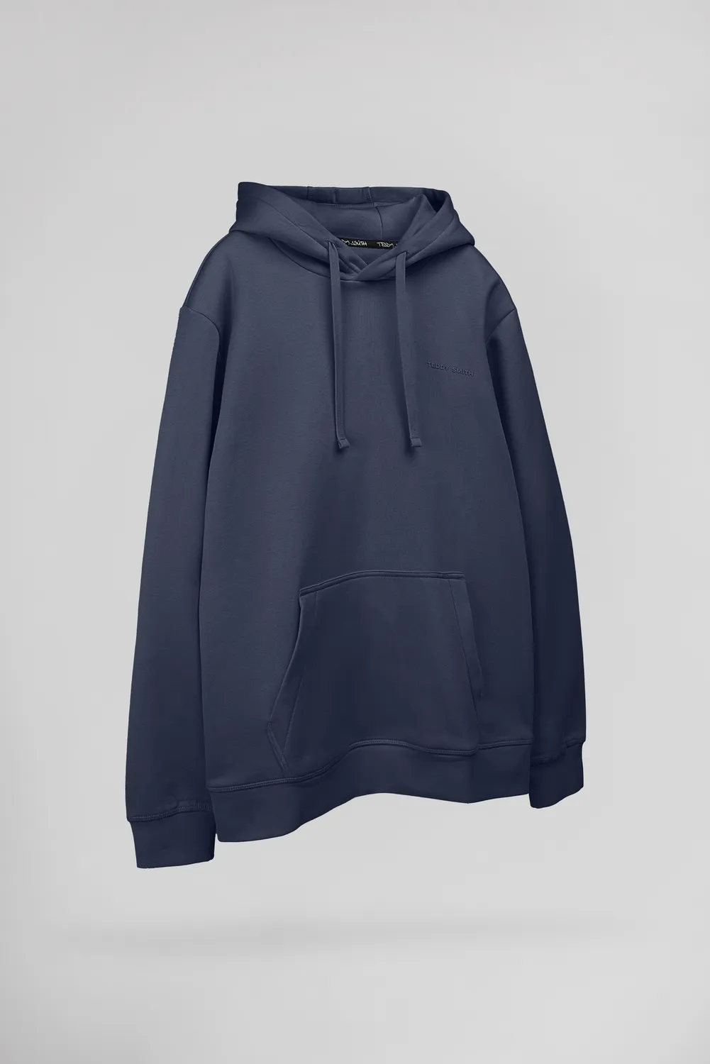 Teddy Smith S-Nark Hoody felpa uomo blu navy cappuccio