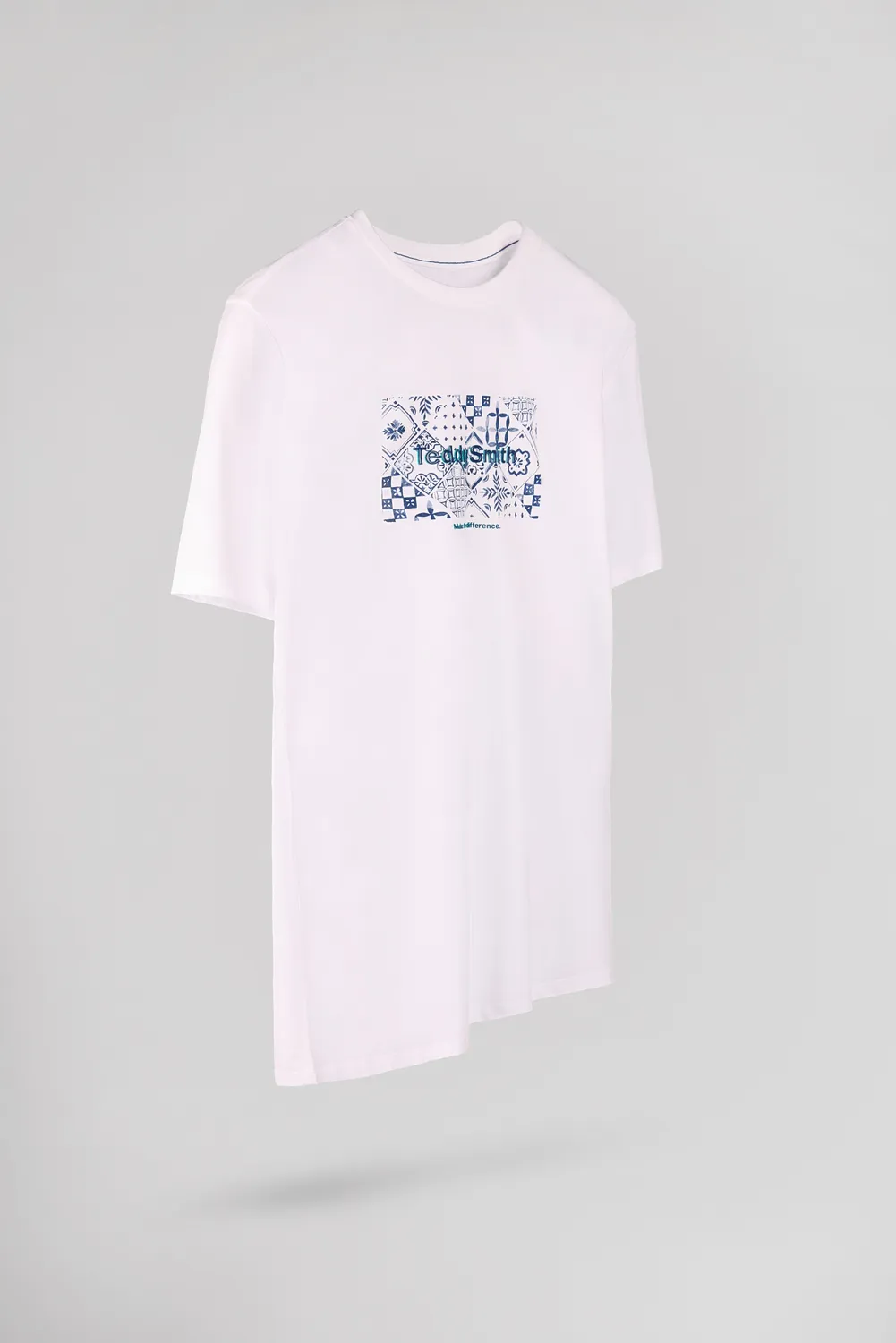 Teddy Smith T-Ares MC Blanc t-shirt uomo bianco