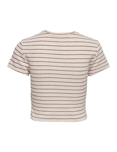 ONLY Onlanits S/S O-Neck Cropped Top maglietta S