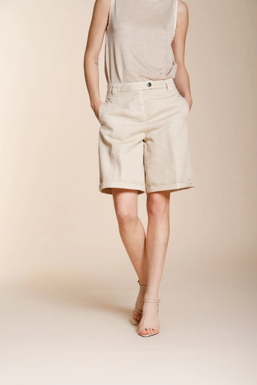 Mason's Brigitte bermuda chino donna gesso relaxed