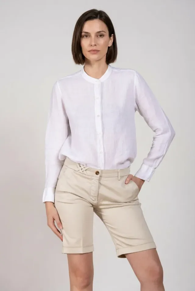 Mason's New York bermuda chino donna stucco slim