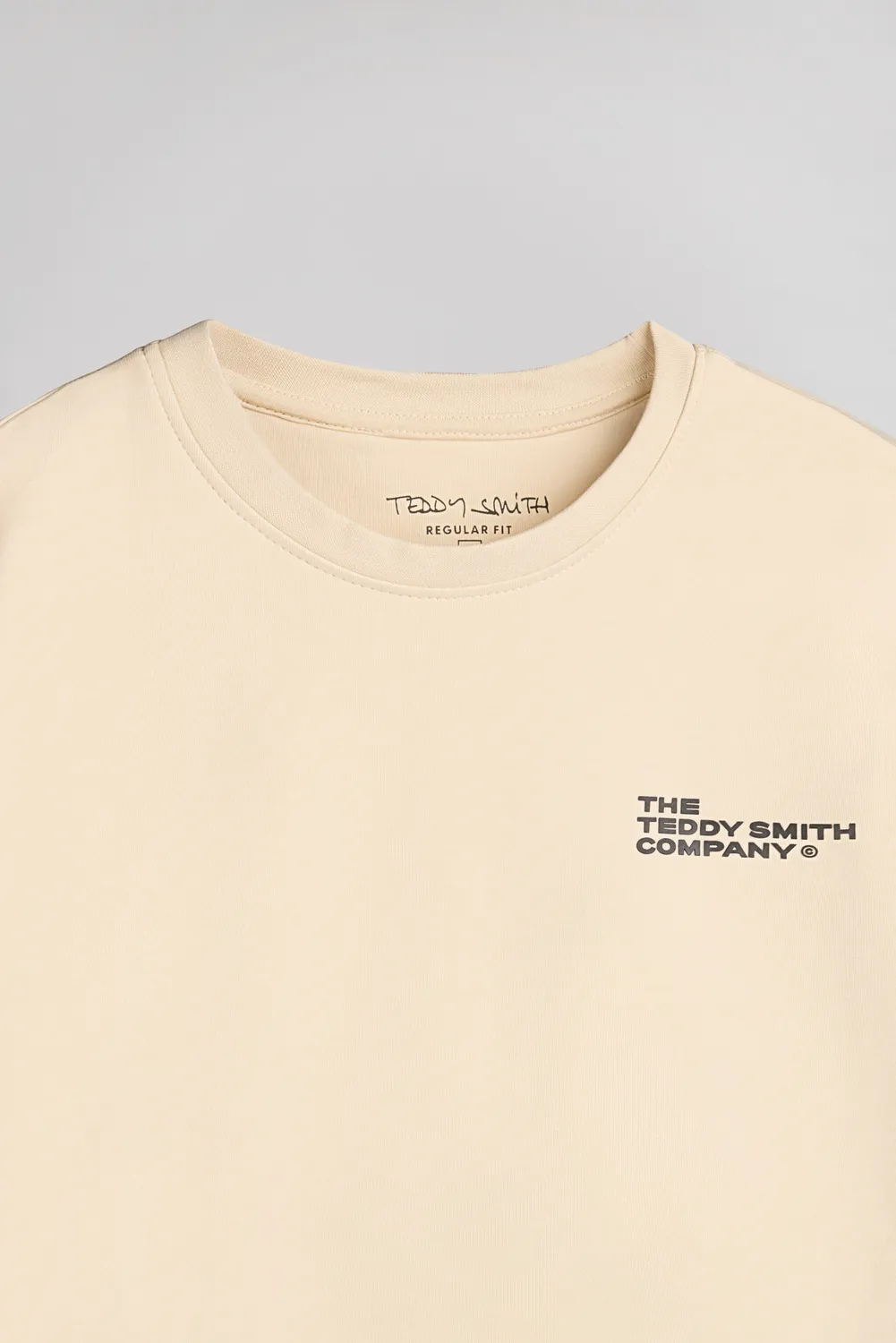Teddy Smith S-Company RC felpa cream uomo