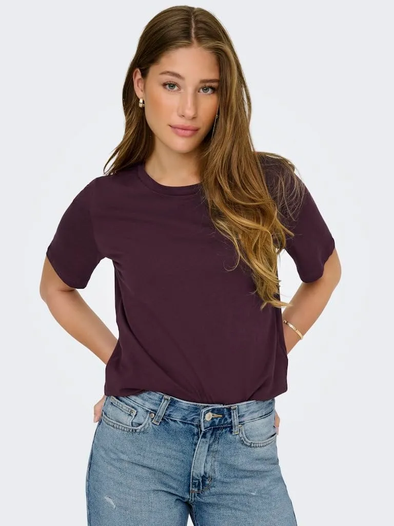 ONLY Onlriri t-shirt donna stampa grafica cotone