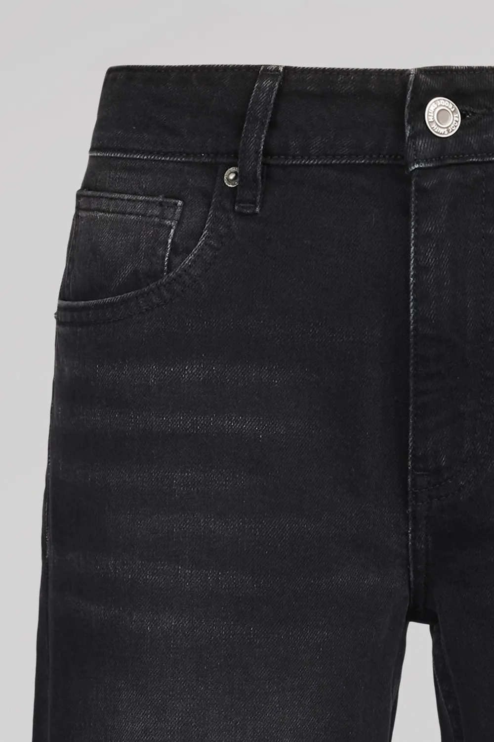 Teddy Smith Boyfriend Black Used jeans donna nero slavato