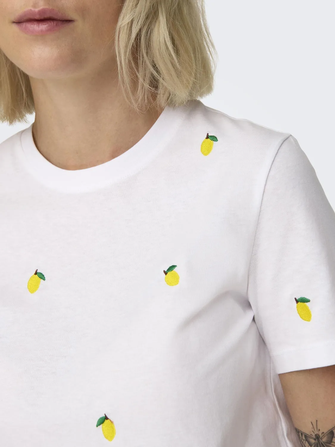 ONLY Onlketty t-shirt bianca donna taglia S