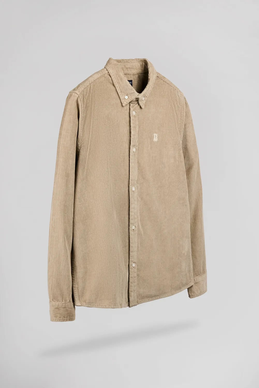 Teddy Smith C-Elton ML camicia uomo beige velluto