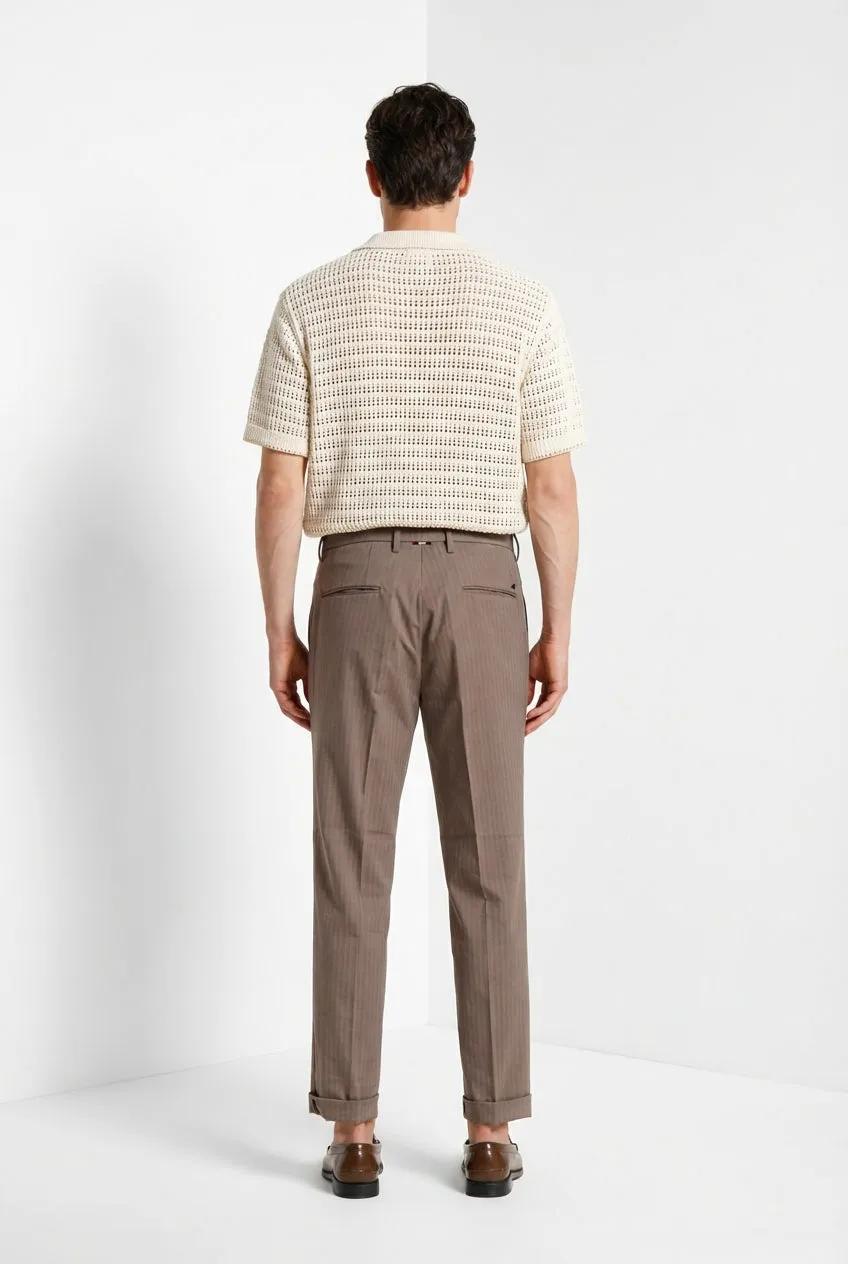 Mason's Boston chino uomo relaxed testa di moro