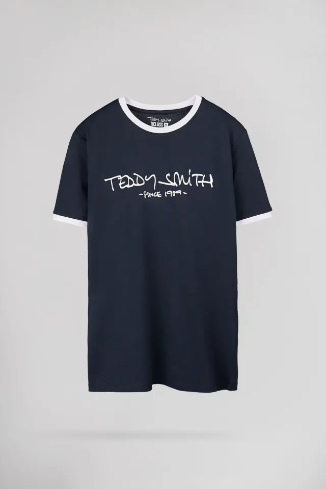 Teddy Smith Ticlass MC Total Navy t-shirt blu navy