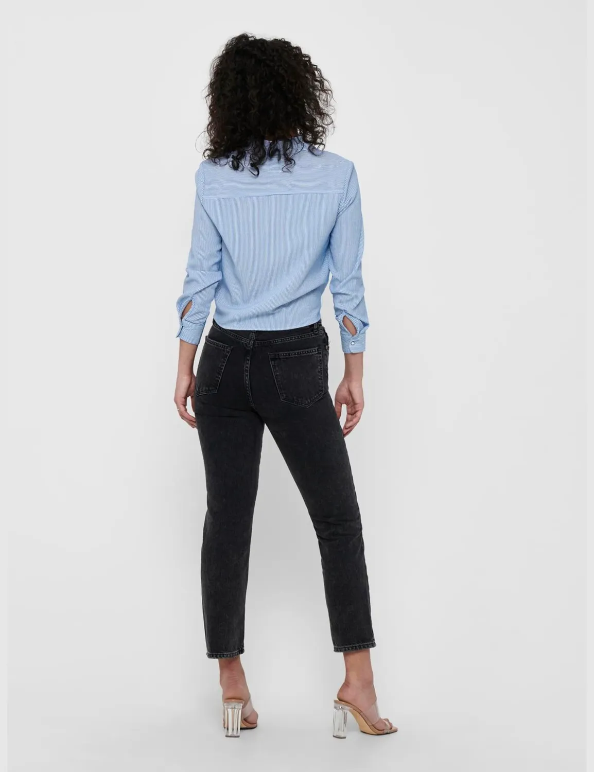 ONLY ONLLECEY top donna Cloud Dancer rigato