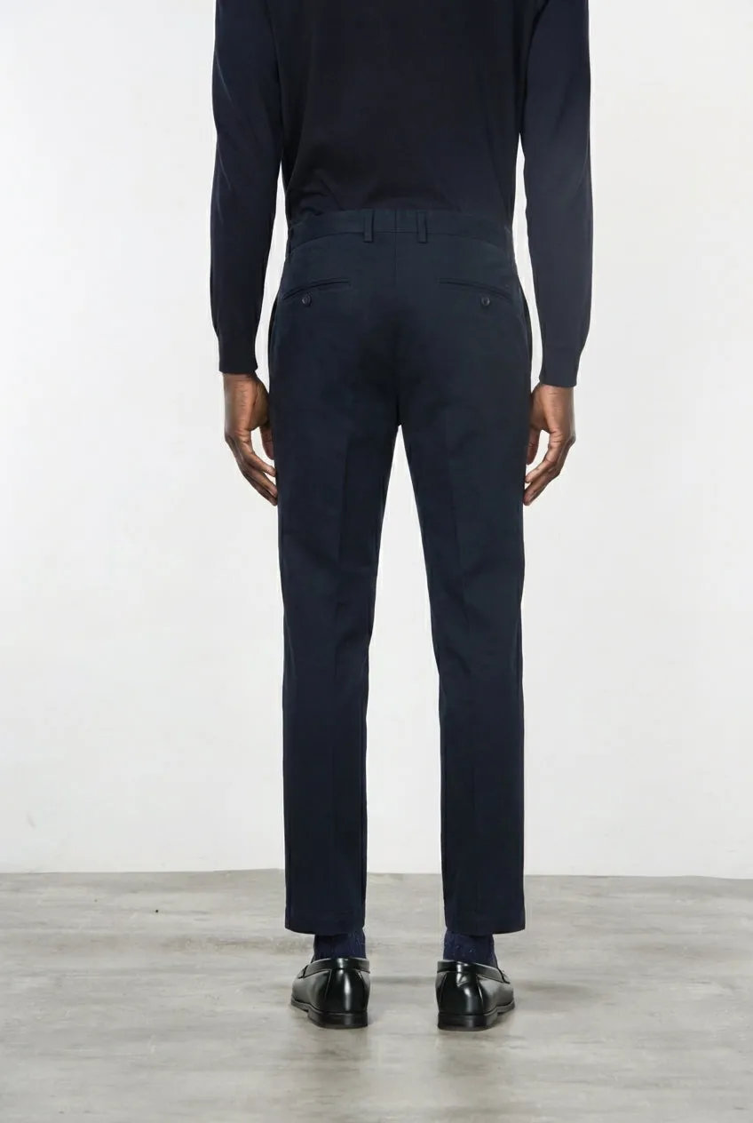Mason's Milano chino uomo blu navy extra slim