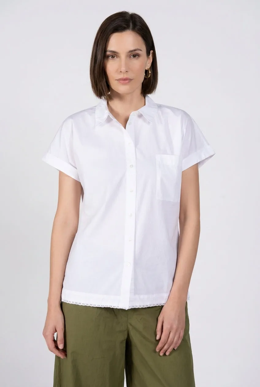 Mason’s Malibu Livia camicia bianca manica corta