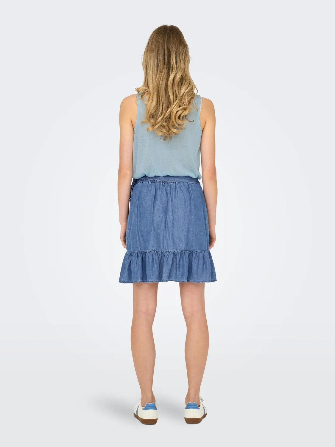 ONLY Onlbea Sofia Wrap gonna denim taglia L