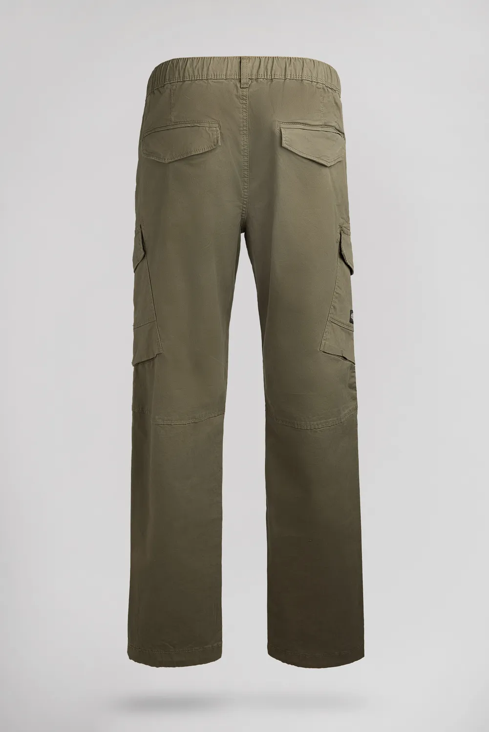 Teddy Smith P-Murray Pantalone Cargo Uomo Kaki Cotone