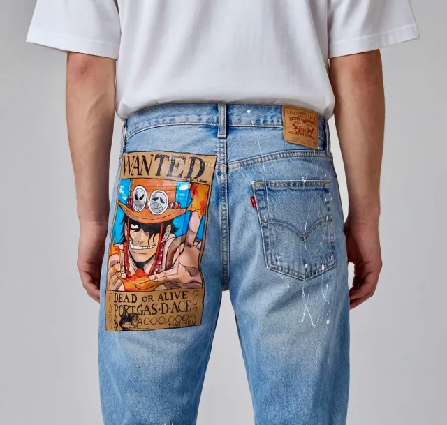 Levi’s Vintage Portuguese d’Ace jeans dipinti a mano One Piece