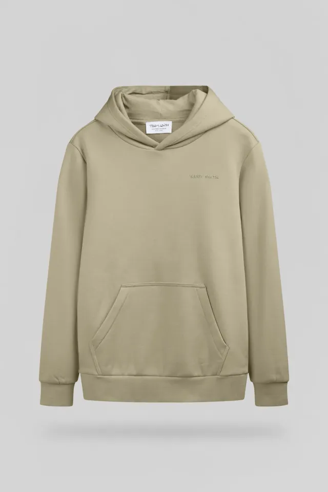 Teddy Smith S-Nark Hoody felpa kaki bambino